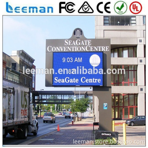 Leeman full color RGB DIP P6 P8 P10 P12 P16 P10 led outdoor led display panel manufacturer advertising display P10 P8 DIP RGB